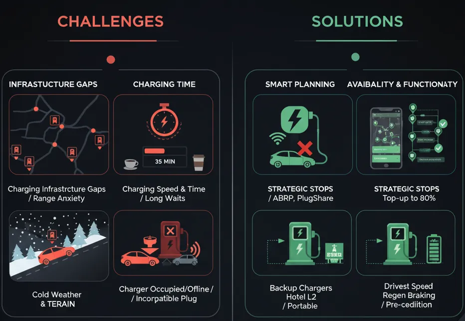 Challenges of EV Road Trips