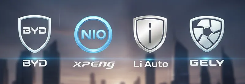 Popular Chinese EV Brands